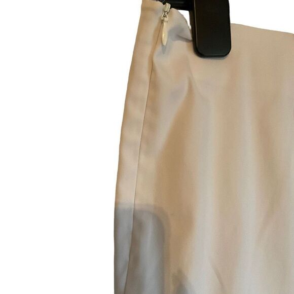 Doncaster Pants Dress White Ivory Flat Front Side Zipper Tapered Legs 14 - Picture 5 of 13